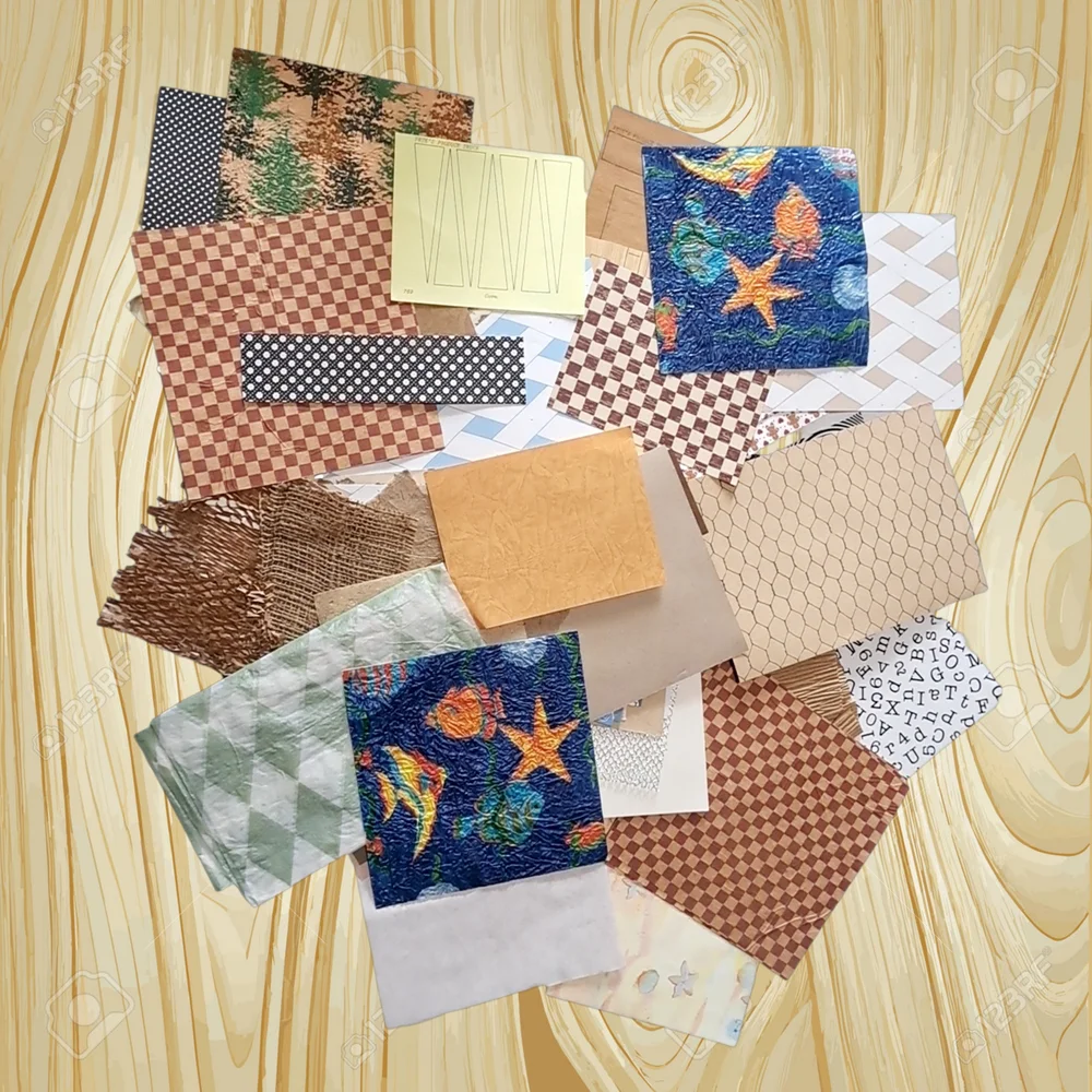 Colorful Patterned Paper for Crafts